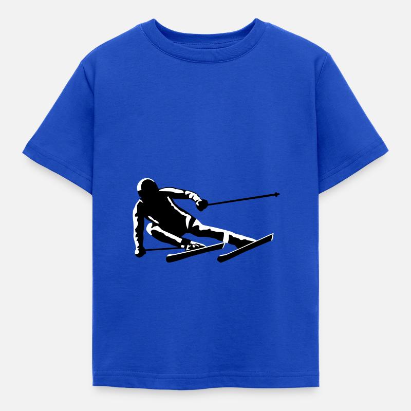 Ski, ski - T-shirt Enfant - bleu royal