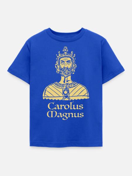 Carlous Magnus Emperor - Kinder T-Shirt - Royalblau