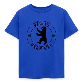 Berlin Germany Design - T-shirt Enfant - bleu royal - Devant - AI Model Kid Female (0cm)