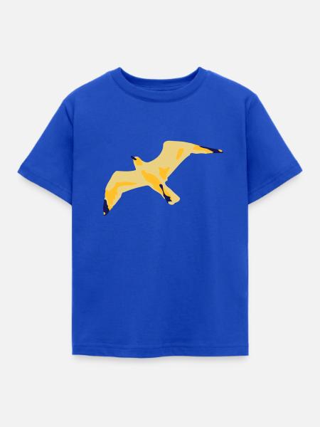Möwe - Kinder T-Shirt - Royalblau