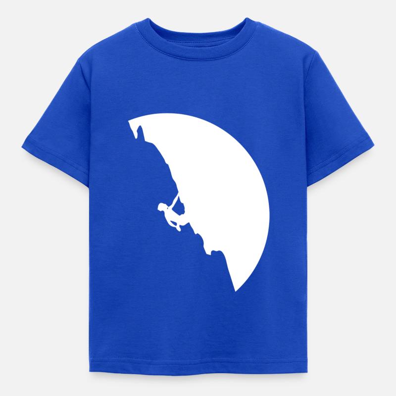 Kletterer - Kinder T-Shirt - Royalblau