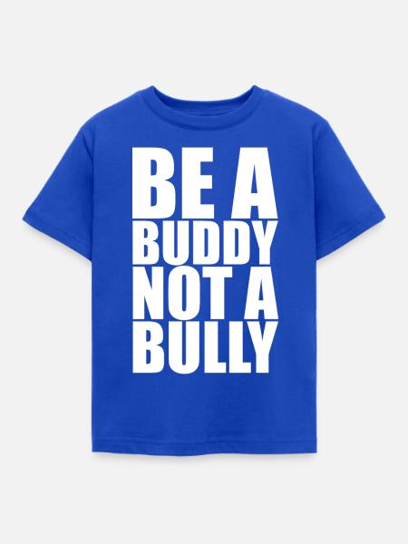 Sei ein Buddy - Kinder T-Shirt - Royalblau
