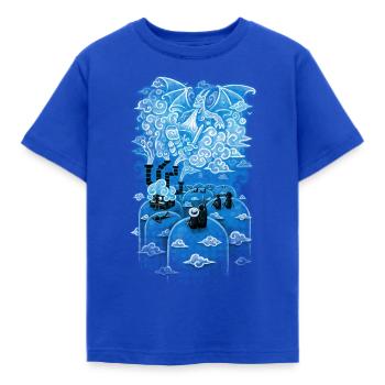 Cloud Concert - T-shirt Enfant - bleu royal - Devant - AI Model Kid Female (0cm)