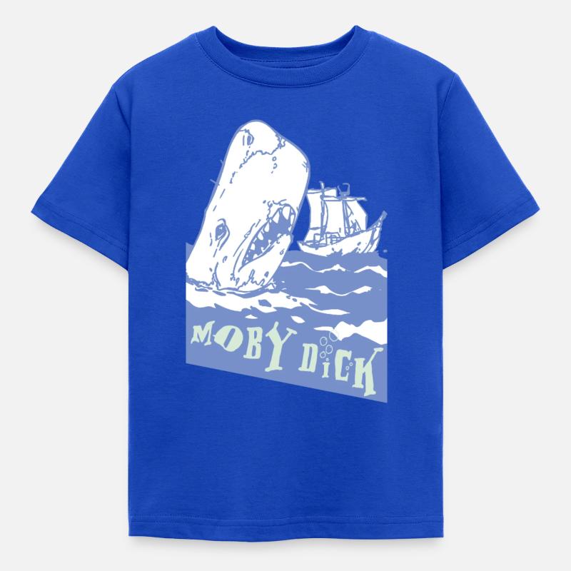 Moby Dick - T-shirt Enfant - bleu royal