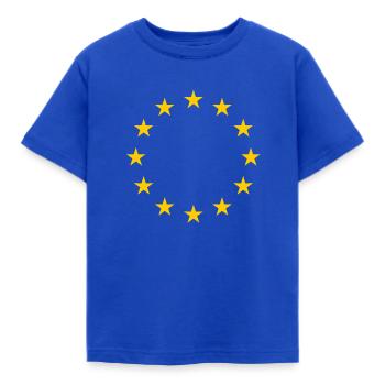 Europe - Kids' T-Shirt - royal blue - Front - AI Model Kid Female (0cm)