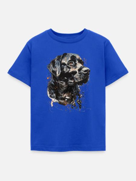 Labrador Hund Dog - Kids' T-Shirt - royal blue