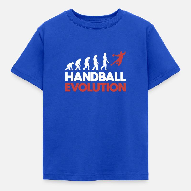 Handball Evolution - Kids' T-Shirt - royal blue