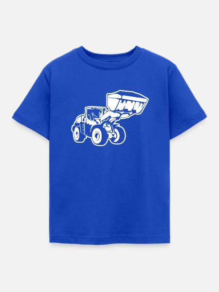 Radlader / Wheel Loader / Lader - Kinder T-Shirt - Royalblau