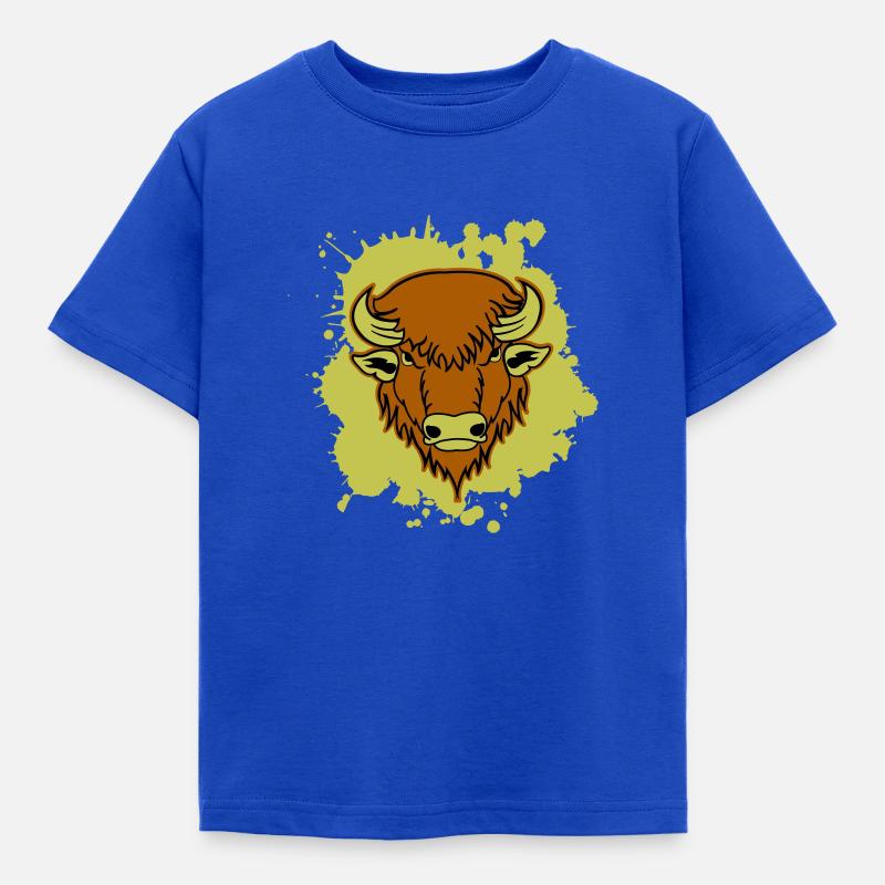 Buffle 01 - T-shirt Enfant - bleu royal