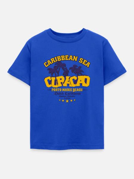 Curacao Karibik - Kinder T-Shirt - Royalblau