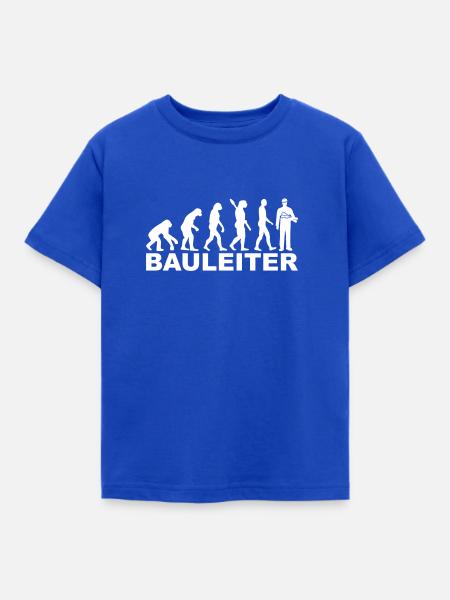 Bauleiter - Kinder T-Shirt - Royalblau