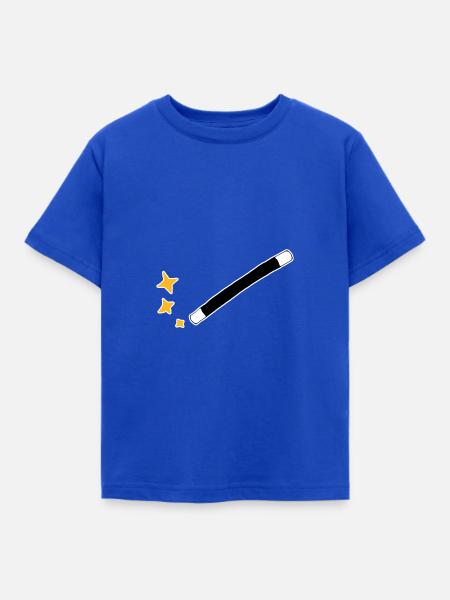 Zauberstab - Kinder T-Shirt - Royalblau
