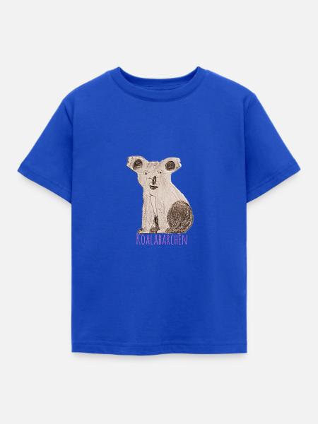 Koalabärchen Comicstyle - Kinder T-Shirt - Royalblau