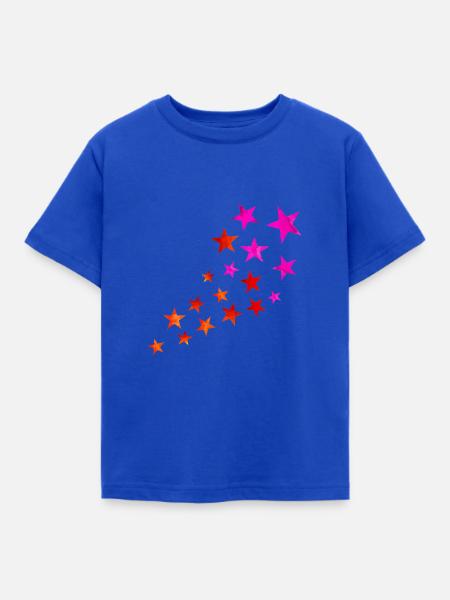 Sternschnuppe - Kinder T-Shirt - Royalblau