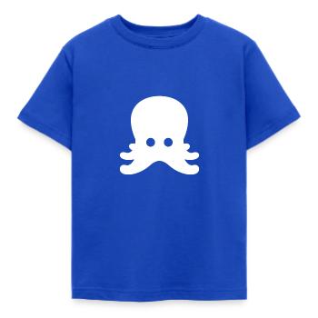 Octopus - Kinder T-Shirt - Royalblau - Vorne - AI Model Kid Female (0cm)