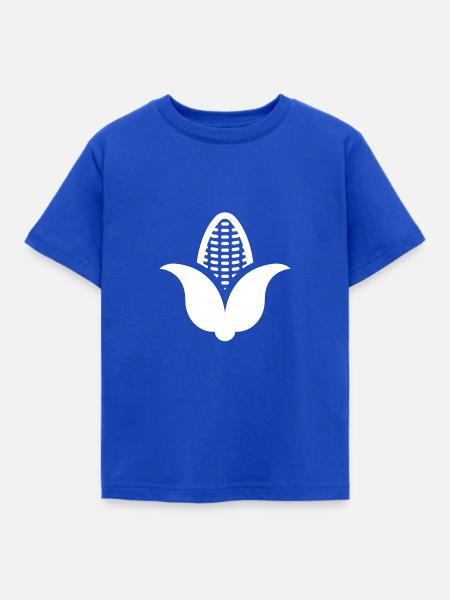 Maiskolben - Kinder T-Shirt - Royalblau