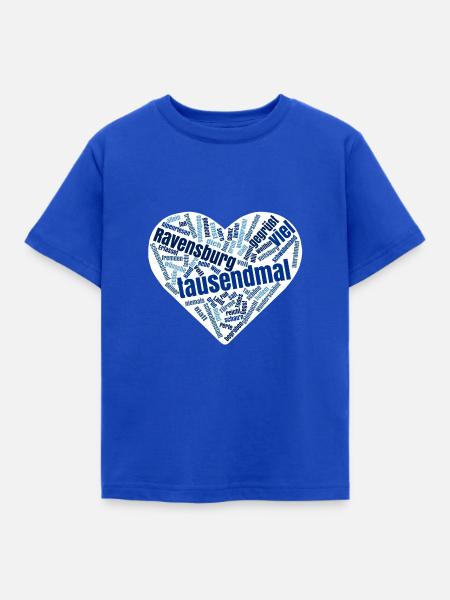 Ravensburg Herz - Kinder T-Shirt - Royalblau