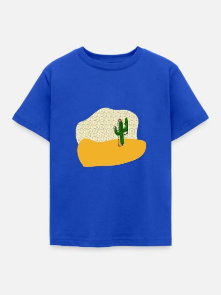 Verträumte Wüste - Kinder T-Shirt - Royalblau