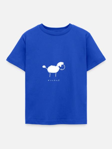 Schaf - Kinder T-Shirt - Royalblau