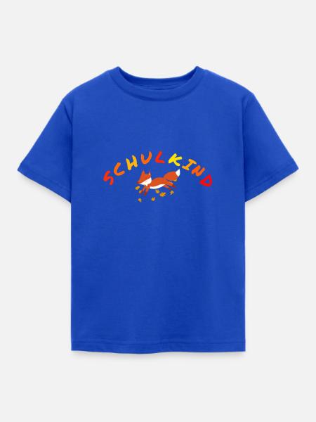 Schulkind - Kinder T-Shirt - Royalblau