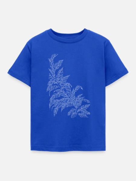 Blätter Tanz - Kinder T-Shirt - Royalblau