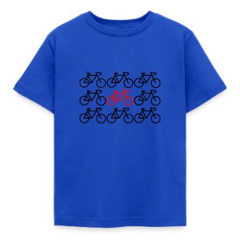 Bicyclette - T-shirt Enfant - bleu royal - Devant - AI Model Kid Female (0cm)