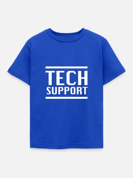 Technischer Support - Kinder T-Shirt - Royalblau