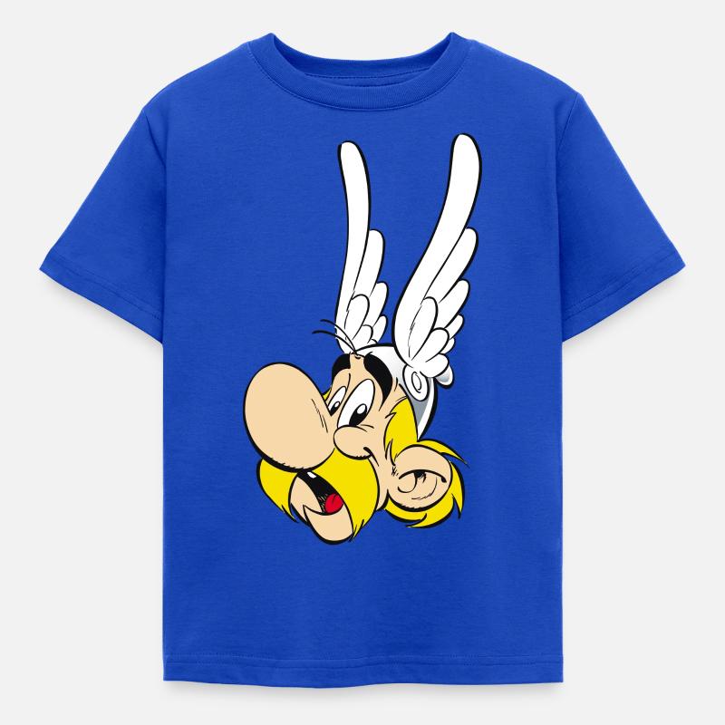 Asterix & Obelix - Flügelhelm - Kinder T-Shirt - Royalblau