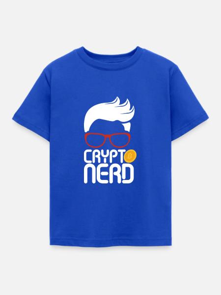 Crypto - Kinder T-Shirt - Royalblau