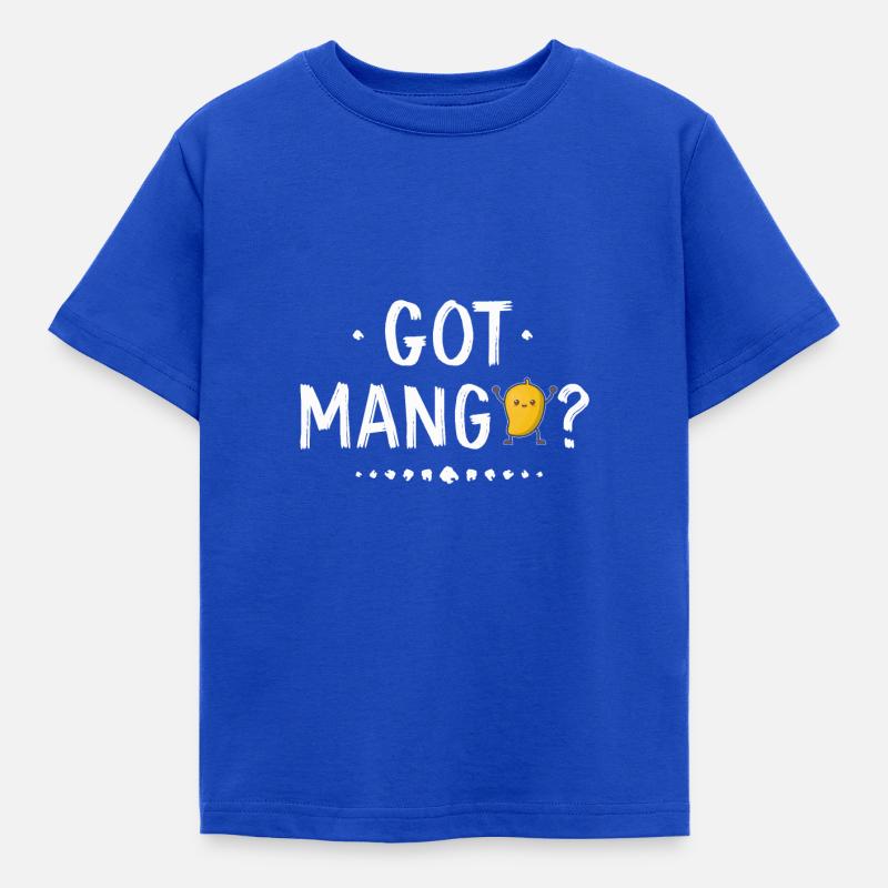 Mango - Kinder T-Shirt - Royalblau