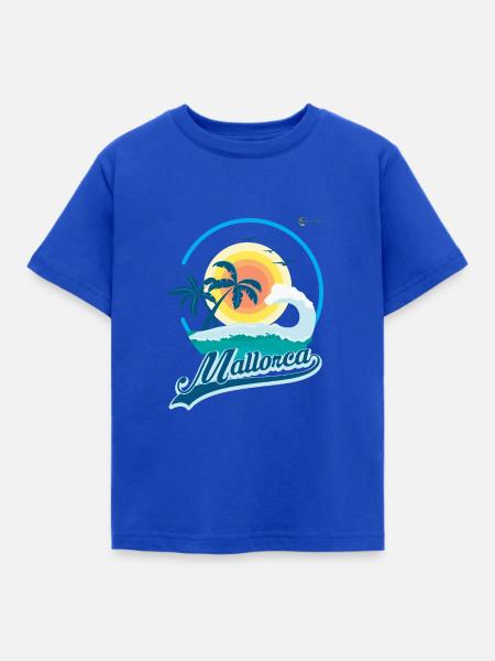 Mallorca - Kinder T-Shirt - Royalblau