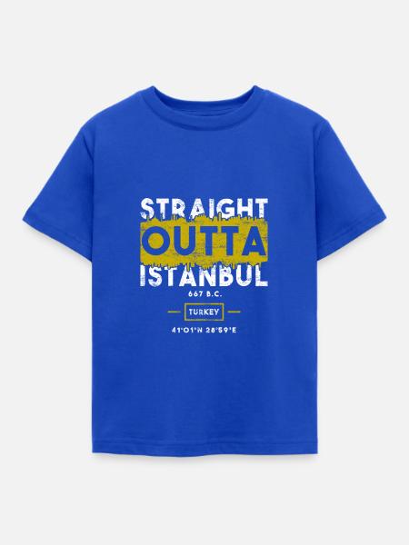 Istanbul - Kinder T-Shirt - Royalblau