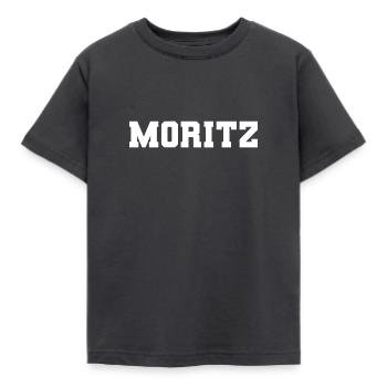 Nom - Moritz - T-shirt Enfant - charbon - Devant - AI Model Kid Female (0cm)
