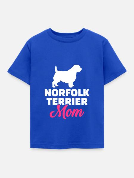 Norfolk Terrier - Kinder T-Shirt - Royalblau