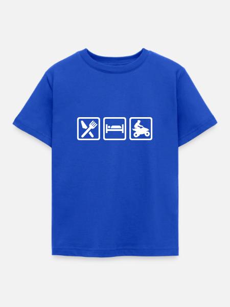 Quad - Kinder T-Shirt - Royalblau