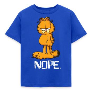 Garfield Nope - T-shirt Enfant - bleu royal - Devant - AI Model Kid Female (0cm)