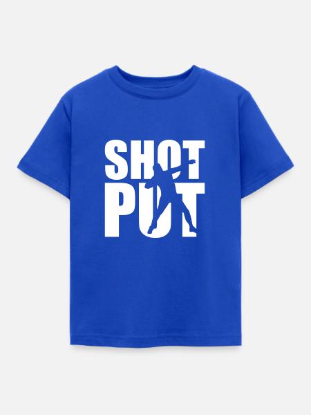 Kugelstoßen - Kinder T-Shirt - Royalblau