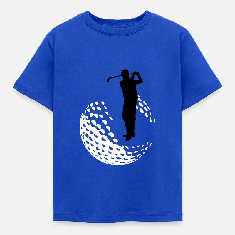 Golf - Golfer - Kinder T-Shirt - Royalblau