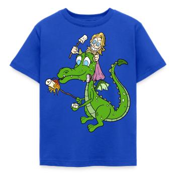 Ewige Freundschaft - Kinder T-Shirt - Royalblau - Vorne - AI Model Kid Female (0cm)