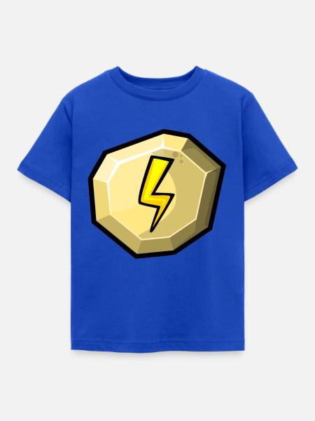 Element: Elektrisch - Kinder T-Shirt - Royalblau