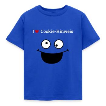 Cookie notice - Kids' T-Shirt - royal blue - Front - AI Model Kid Female (0cm)