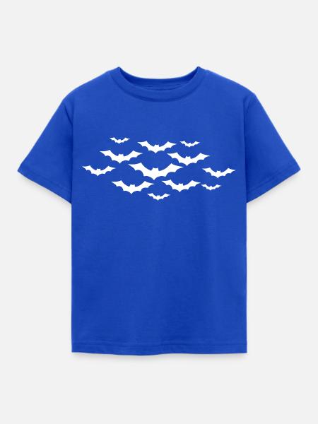 Fledermäuse - Kinder T-Shirt - Royalblau
