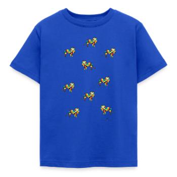 Strong as a lion - The of Orbis - Kids' T-Shirt - royal blue - Front - AI Model Kid Female (0cm)