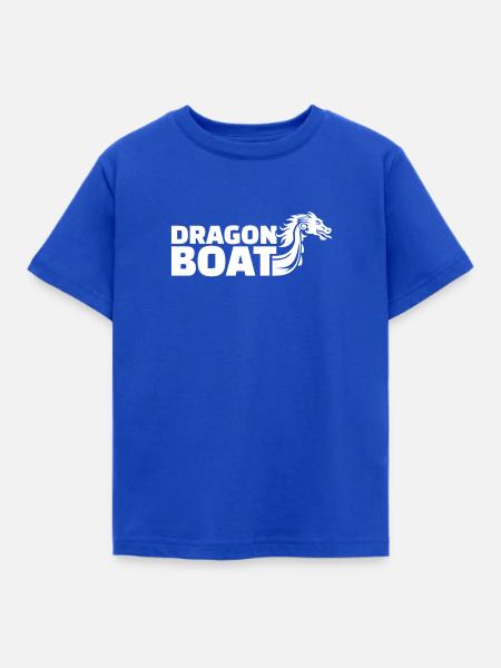 Drachenboot - Kinder T-Shirt - Royalblau