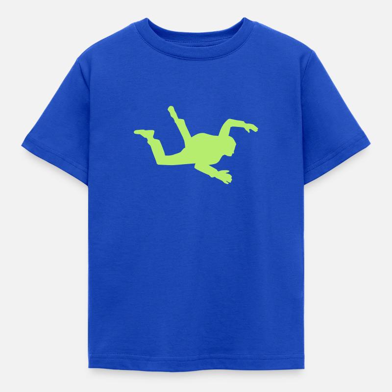 Skydiving - Kinder T-Shirt - Royalblau
