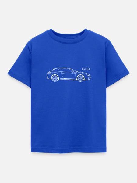 Brera - Kinder T-Shirt - Royalblau