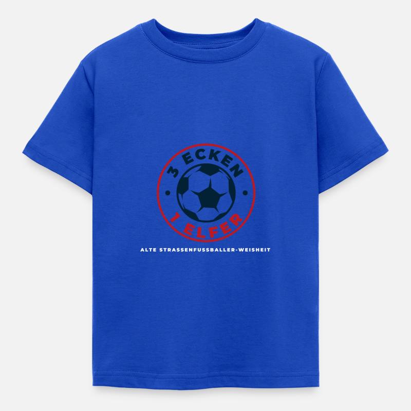3 ecken 1 elfer - Kinder T-Shirt - Royalblau