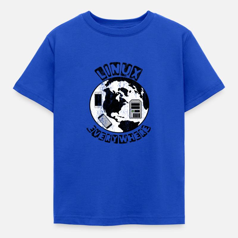 Linux is everywhere! - Kids' T-Shirt - royal blue