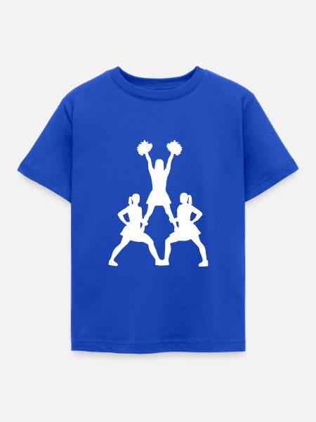 Cheerleader - Kinder T-Shirt - Royalblau