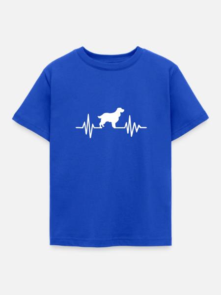 English Springer Spaniel - Kinder T-Shirt - Royalblau